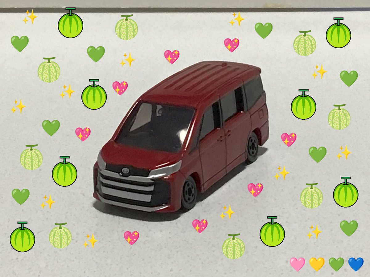 papaoaaa's tweet photo. @mako08939374 ノアちゃん 4代目 レッド❤️
フルーツ姫 可愛いです。💖
FRUIT PRINCESS❣️🍑🍋🍈🫐
🩷🍑💛🍋💚🍈💙🫐
✨🩷💛💚💙✨
#果物の日 #フルーツの日 #フルーツ姫
#ミニカー #トミカ
#ミニバン #トヨタノア #ノア #MINIVAN #TOYOTANOAH #NOAH https://t.co/XPka0fwoaG