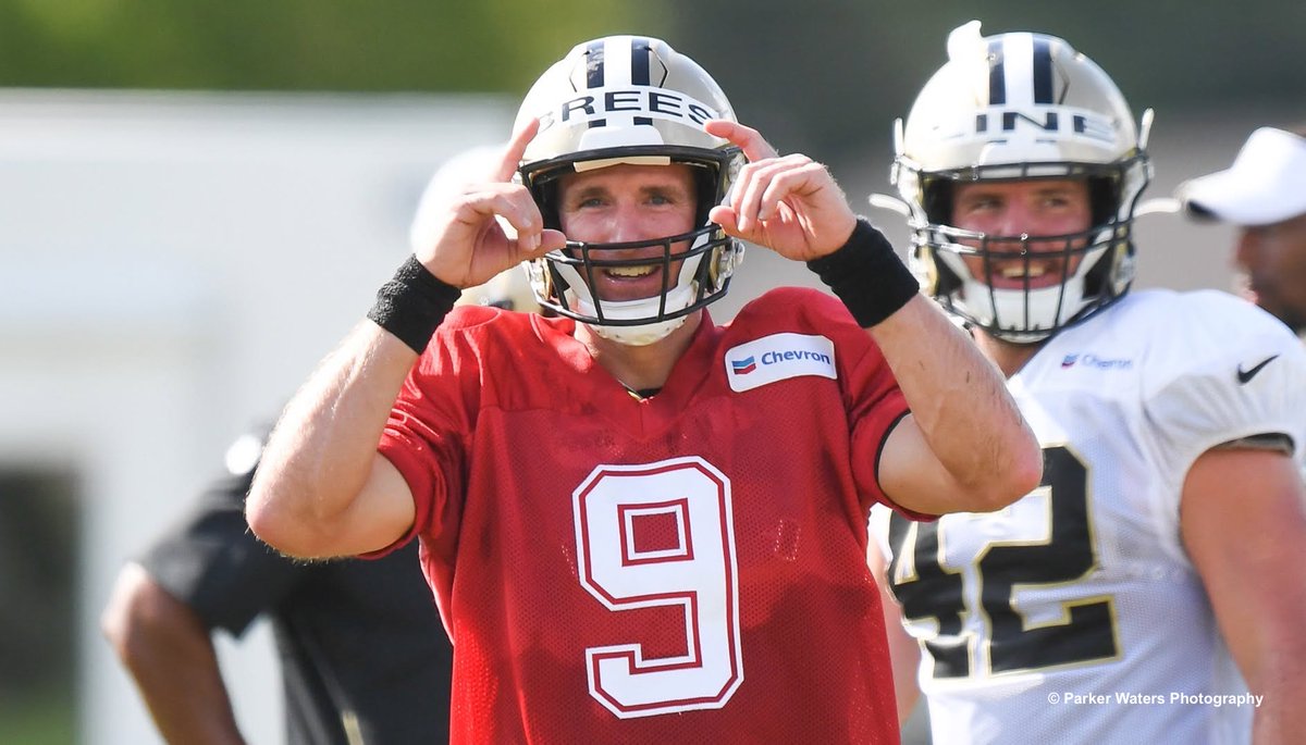 ParkerWaters's tweet photo. Looking back, four of my images from covering Drew Brees over the years. Congratulations to Drew on being inducted into the NFL Hall of Fame. Who Dat. https://t.co/uS6o4O9FP0