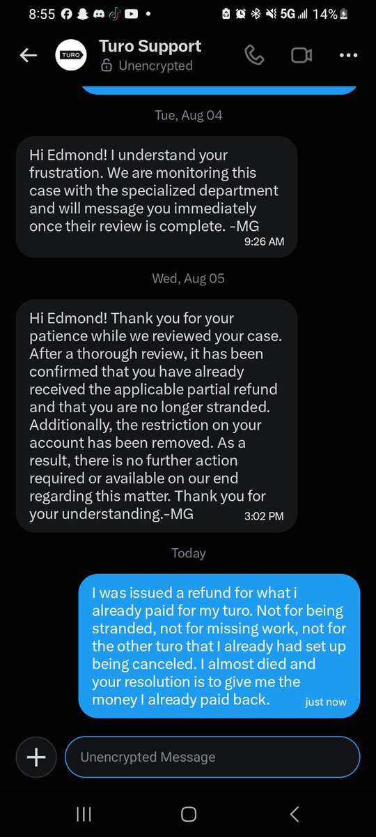 edmond_gerald's tweet photo. @TuroSupport @turo @bravoshaderooom @ochocinco Tried that already https://t.co/Yhokby8hIK