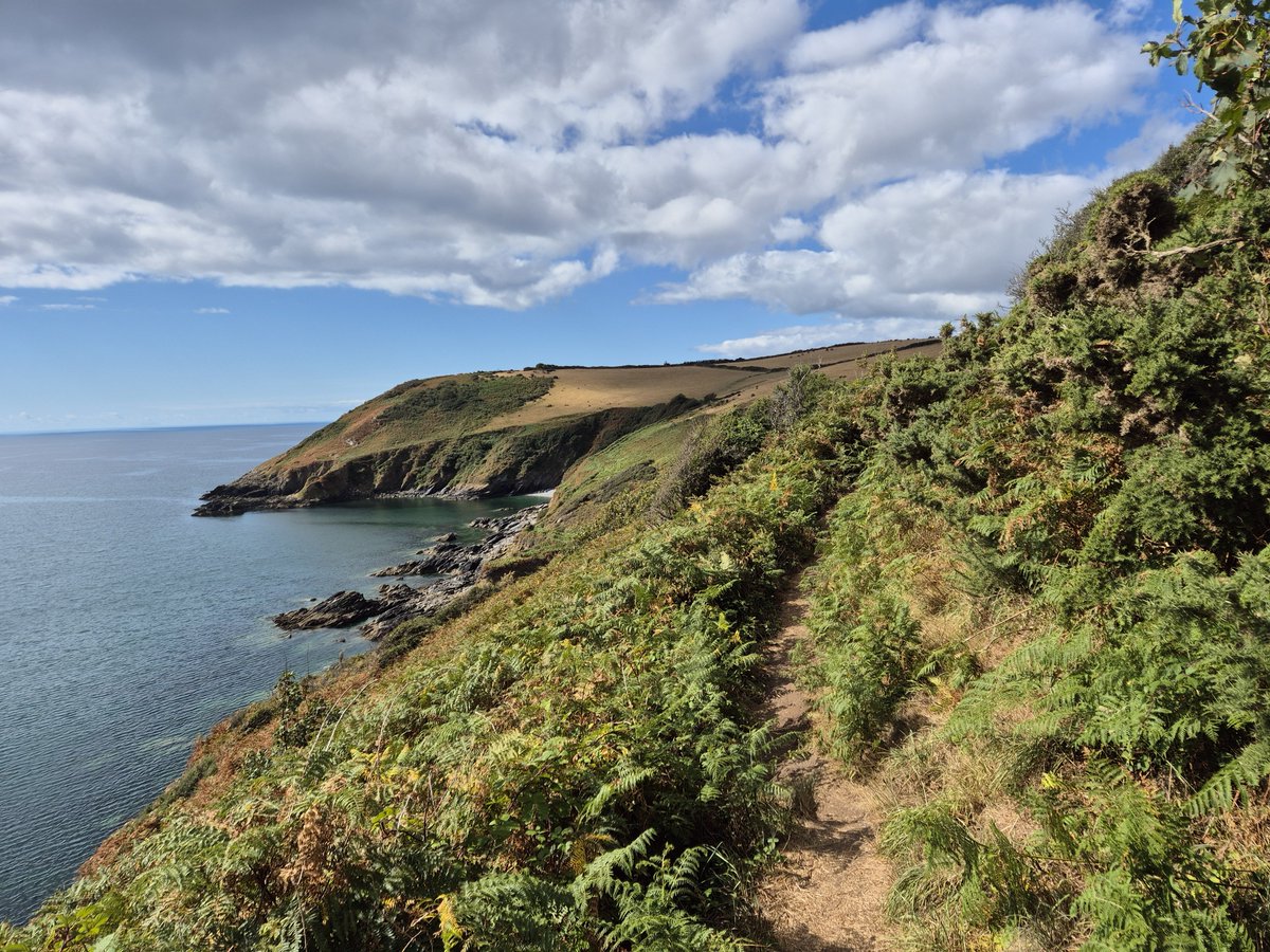 jer63's tweet photo. Portloe to Portscatho (8miles) today on the SWCP... I've not.visited the Roseland Peninsular  before and it's gorgeous.. one for a return visit once I've completed the rest of the coast path. Now in Truro for the evening. https://t.co/JutHRUepJG