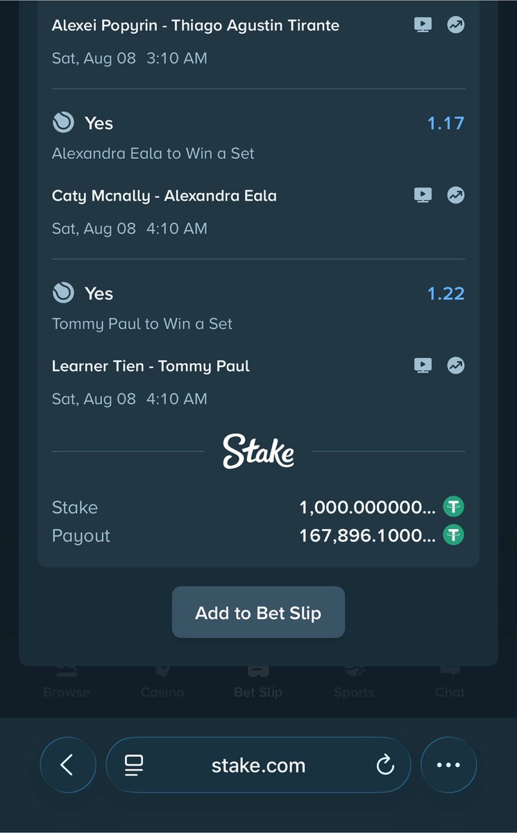 Mrbankstips's tweet photo. 168 odds https://t.co/1AXd8esISl

8 odds https://t.co/ypX7w54iZl

Register an account with Stake via link https://t.co/zNIDVi9VVx

Use welcome code ‘banks’ for weekly airdrops and bonuses 

Get the iOS app via link https://t.co/BH533u52QL

You can always contact https://t.co/oeZHXM47XD for all stake bet deposits 

Join telegram channel https://t.co/onNA2IpWas

Use stake shield for better chances of winning ✅

Bet responsibly 🔞🔞🔞