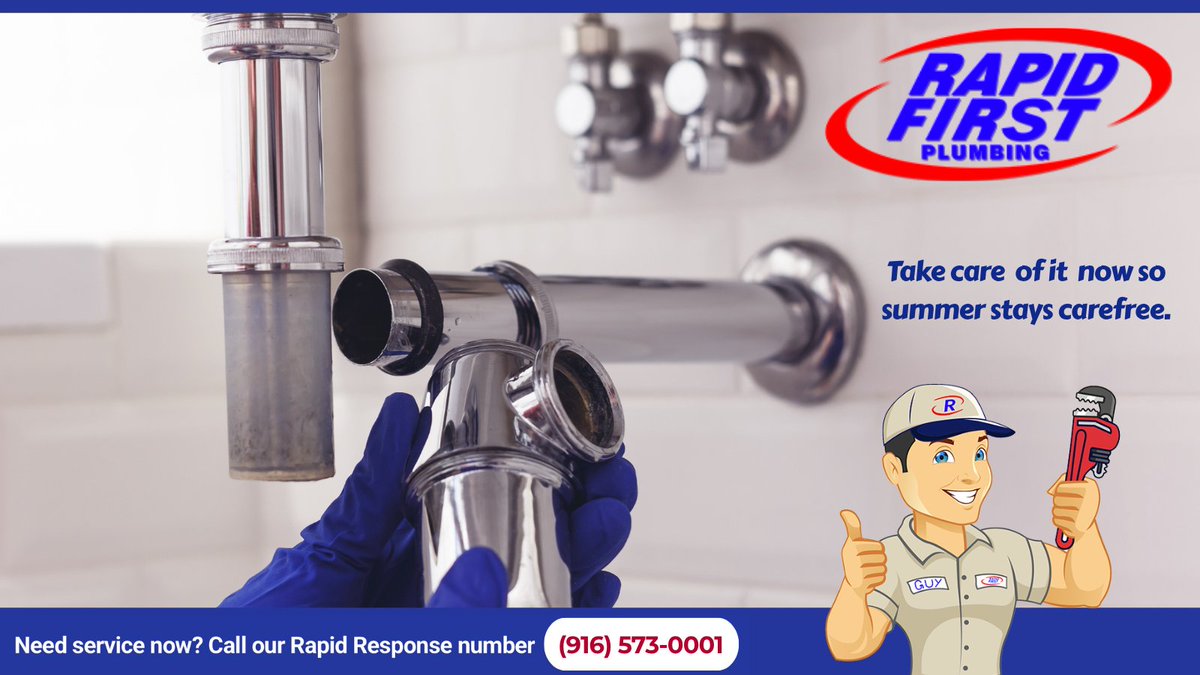 RapidFirst's tweet photo. 💦 Give your plumbing the care it deserves.

.

Here’s to cool, carefree days ahead!

.

Relax. Call Rapid First!

(916) 573-0001

WE’RE #1 - AT PREVENTING #2!

https://t.co/Yz1C10OPPi  

CSLB# 315742

.

.

.

#LeakDetection

#HomePlumbing

#ResidentialPlumbing https://t.co/cQNFJD1ZwA