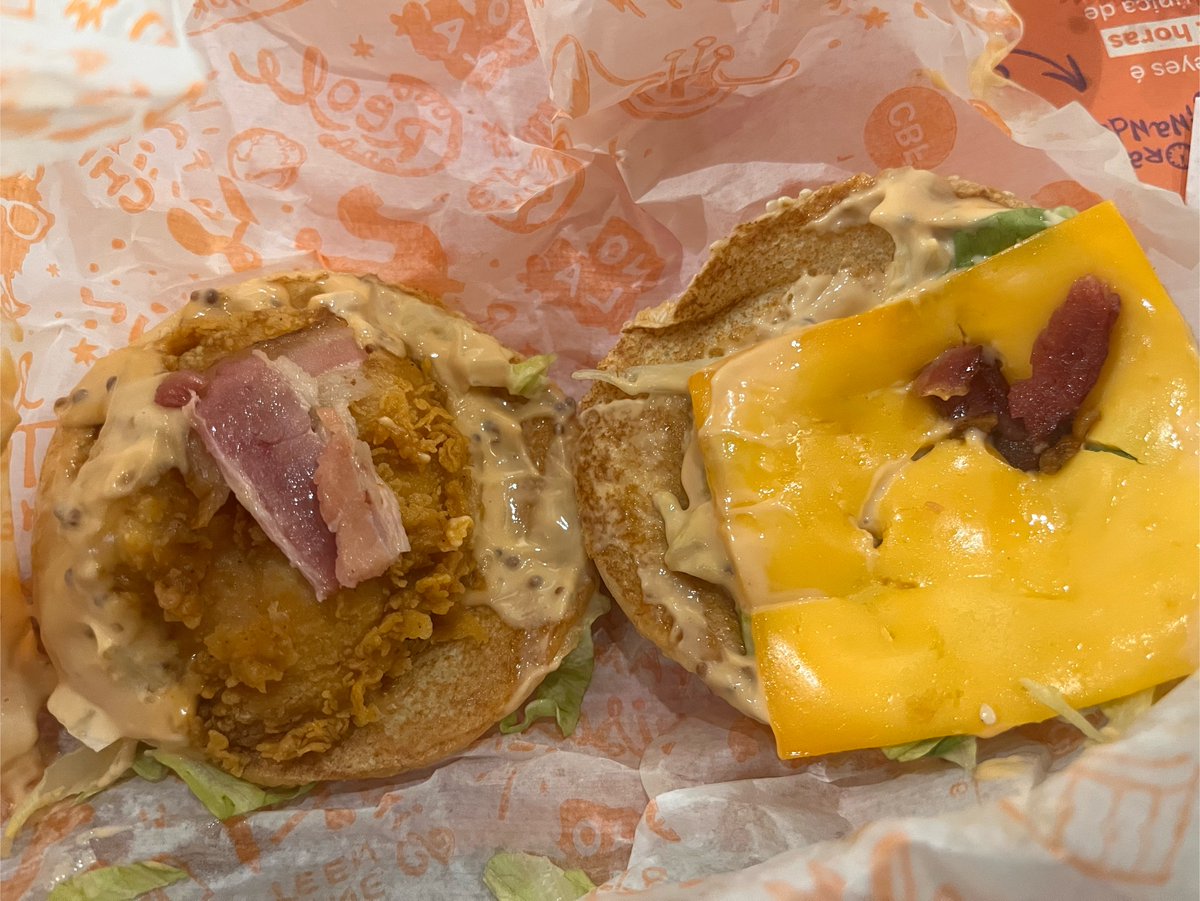 Othyagocs's tweet photo. Adicional de bacon do @Popeyes 
🤡 https://t.co/jzHahUJlTt