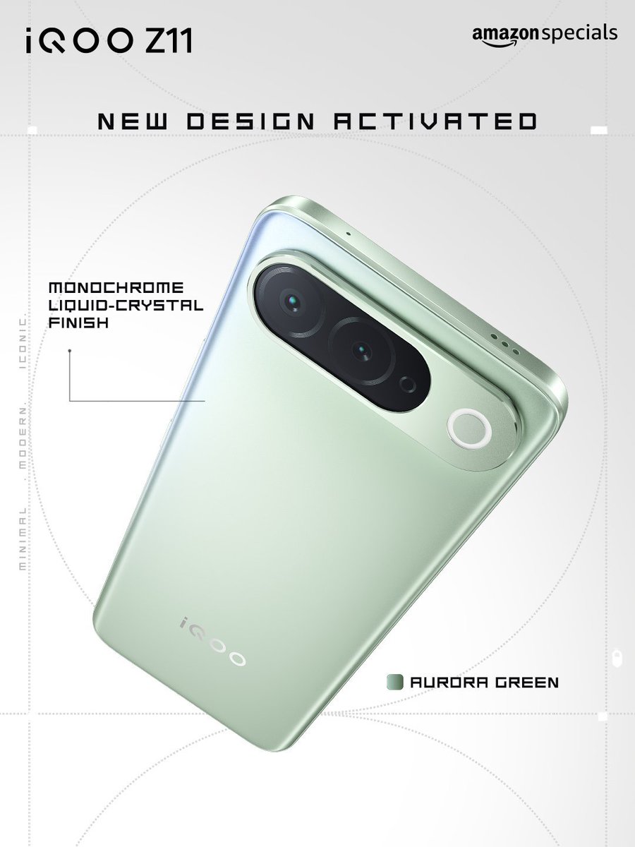 rajAnoop_'s tweet photo. iQOO Z11 official Shades
π΅ Celestial Blue
π’ Aurora Green
#iQOO #iQOOZ11 https://t.co/YoloK1oS6v