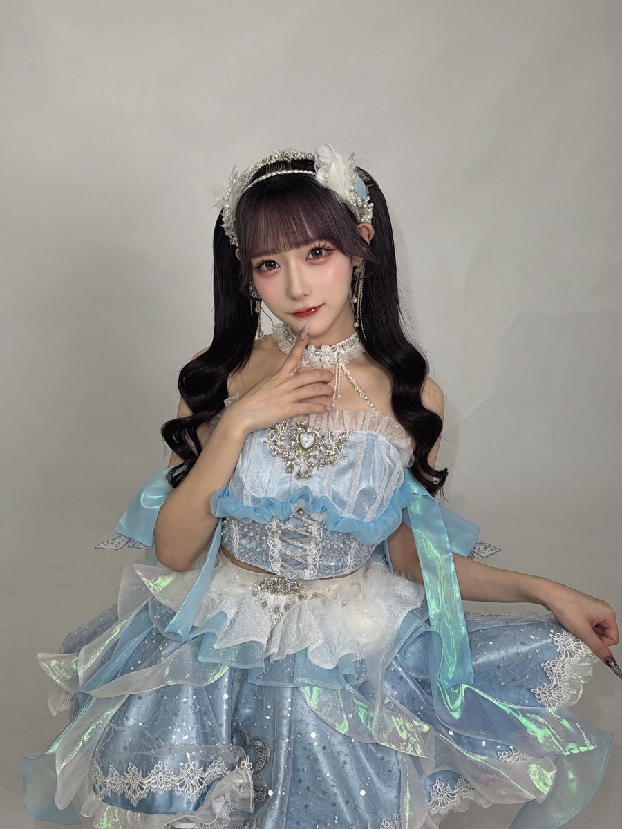 Chinatsu_Pchuu's tweet photo. 新衣装お披露目ありがとうございました🩵💖 https://t.co/EA6BIwhskf