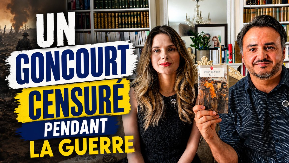 cosmoslitterair's tweet photo. Je vous conseille vivement d’aller voir cette vidéo !

À travers Le Feu d’Henri Barbusse, prix Goncourt 1916, nous poursuivons notre grande analyse de tous les prix Goncourt depuis 1903. Mais ce roman occupe une place à part : il a profondément marqué son époque, bouleversé le regard porté sur la Première Guerre mondiale et demeure, plus d’un siècle après sa parution, d’une force saisissante.

Dans cette vidéo, nous revenons sur la genèse de cette œuvre exceptionnelle, son contexte historique, les raisons de son immense retentissement, ainsi que sur une analyse approfondie du roman et de ses enjeux.

Et je dois le dire : Adeline y livre une analyse absolument remarquable, parmi les plus fines et les plus éclairantes que nous ayons proposées jusqu’à présent.

Très sincèrement, je pense que c’est peut-être l’une des meilleures vidéos que nous ayons réalisées depuis le début de notre aventure consacrée aux prix Goncourt.

Si vous aimez la littérature, l’histoire ou si vous souhaitez simplement découvrir pourquoi ce livre a changé durablement le paysage littéraire français, je vous encourage vraiment, vraiment à aller la regarder.

J’espère qu’elle vous plaira autant que nous avons eu à cœur de la réaliser.

https://t.co/UcD7nuzv2p