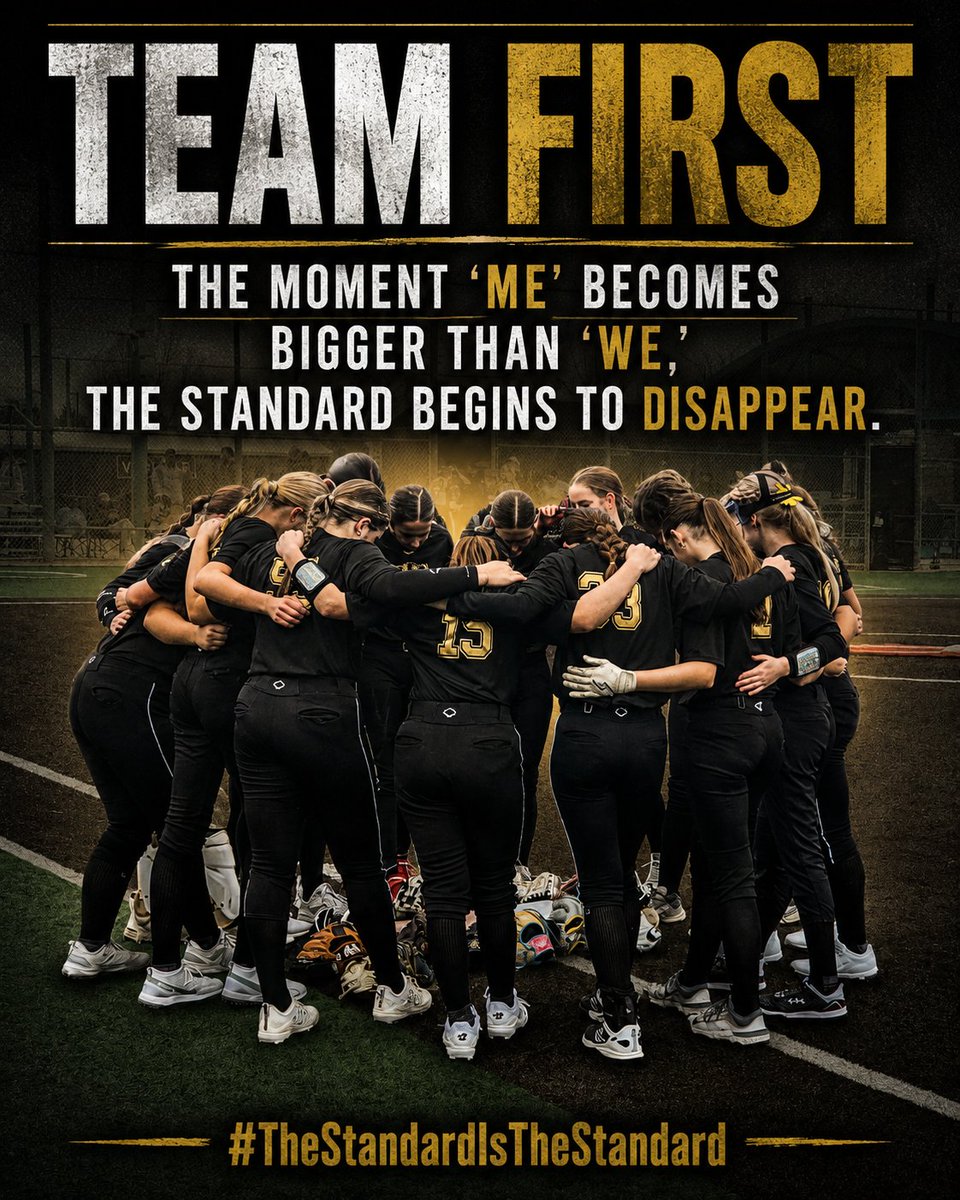 amntx16u's tweet photo. Great team set standards for themselves and the first one usually is We Over Me. #TheStandardIsTheStandard https://t.co/VxjJmAruOo