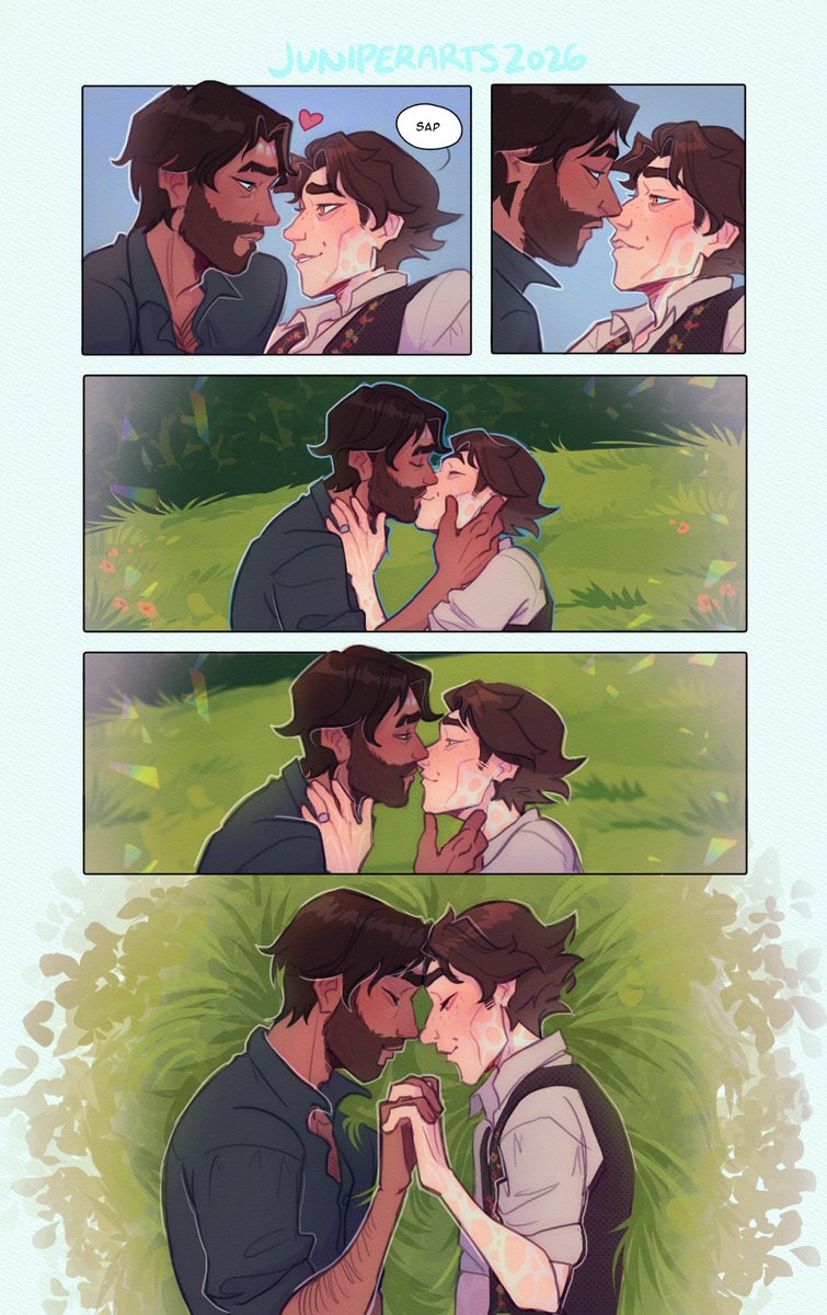 juniperjadelove's tweet photo. My favorite flavor of post canon #jayvik is them being saps 🥹 https://t.co/erXRYYVl68