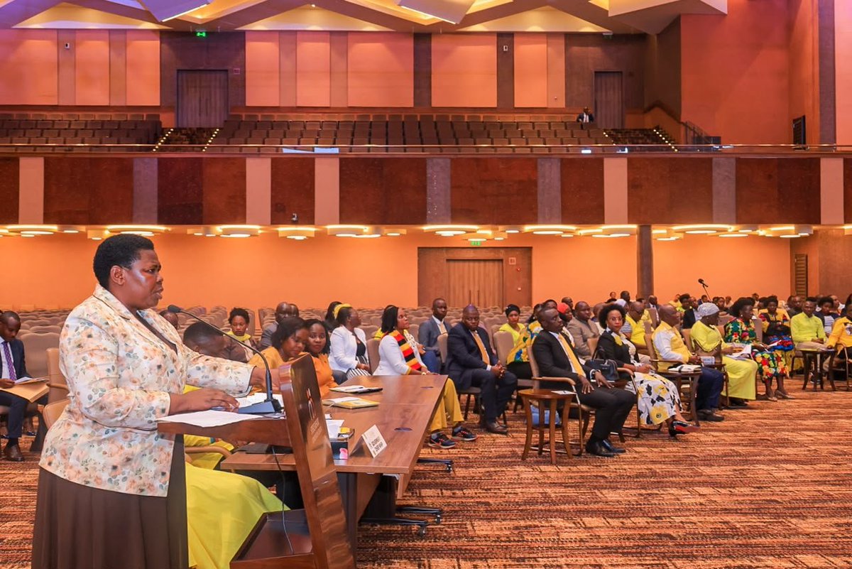 DepSecretaryGen's tweet photo. Today, I attended the Parliamentary Caucus meeting at Speke Resort Munyonyo, chaired by H.E. President Yoweri Kaguta Museveni (@KagutaMuseveni).

During his address, H.E. guided the Caucus on strengthening the fight against corruption in the health sector and Parish Development Model (PDM).

The President also emphasized the critical role of Members of Parliament in monitoring government programmes to ensure they are effectively implemented and deliver tangible benefits to the people.

Together, as @NRMOnline we remain committed to promoting accountability, improving service delivery, and advancing Uganda's socio-economic transformation.