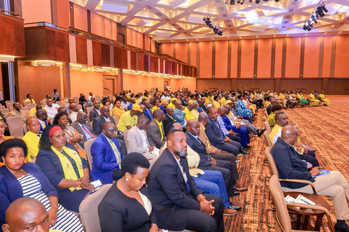 DepSecretaryGen's tweet photo. Today, I attended the Parliamentary Caucus meeting at Speke Resort Munyonyo, chaired by H.E. President Yoweri Kaguta Museveni (@KagutaMuseveni).

During his address, H.E. guided the Caucus on strengthening the fight against corruption in the health sector and Parish Development Model (PDM).

The President also emphasized the critical role of Members of Parliament in monitoring government programmes to ensure they are effectively implemented and deliver tangible benefits to the people.

Together, as @NRMOnline we remain committed to promoting accountability, improving service delivery, and advancing Uganda's socio-economic transformation.