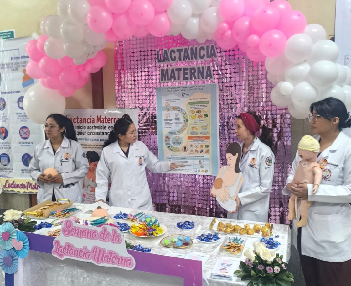 IESSChimborazo's tweet photo. 🤱🏻 ¡Amamantar es un acto de amor que también se aprende!
En la #SemanaMundialDeLaLactanciaMaterna desarrollamos talleres y casas abiertas en todas nuestras unidades médicas para fortalecer los conocimientos sobre la lactancia materna.
👶🏻 ¡Cuidamos el futuro de los más pequeños! https://t.co/VZCGku0mdf