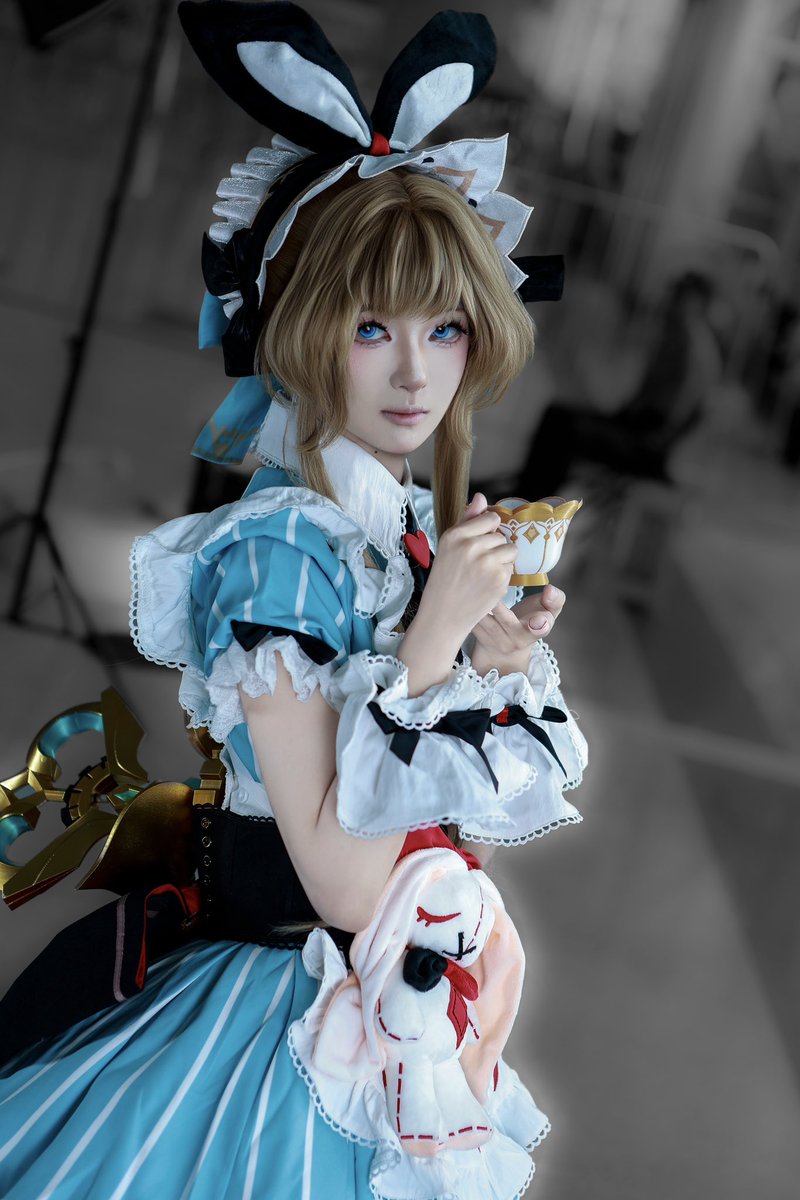AmyGe14's tweet photo. #Sandrone #cosplay #Genshin https://t.co/53rbHcTVDI