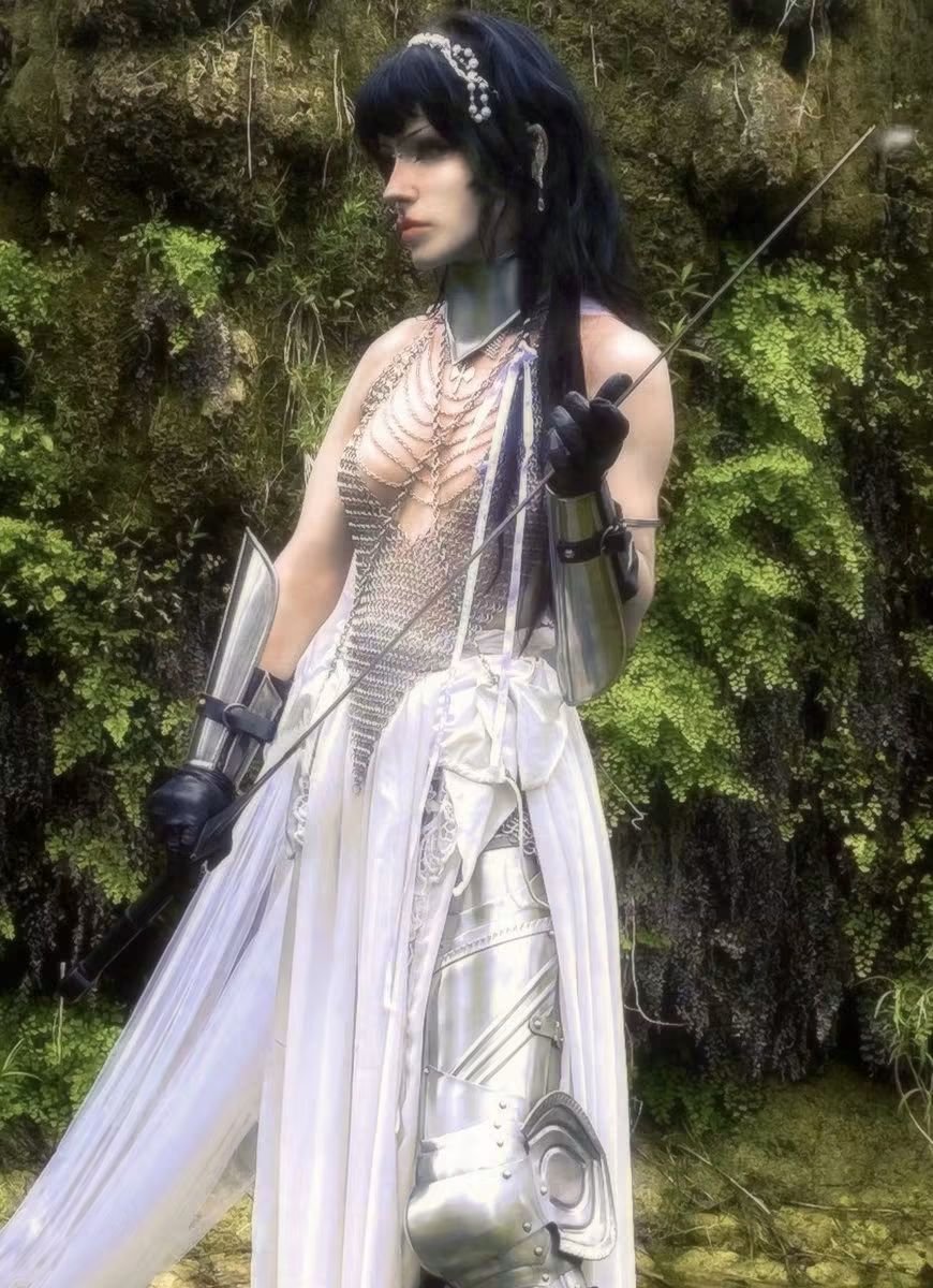 SyntheticDaisy's tweet photo. The fantasy is real in this beautiful client photo from 2024. This beautiful capture was created by @kaybebop. They are wearing our Persephone #chainmail #redsonja top in silver steel
Be sure to give this lovely human a follow on Instagram or Facebook ๐
https://t.co/wKL6nJvy5o https://t.co/9ZC1zAUtLk