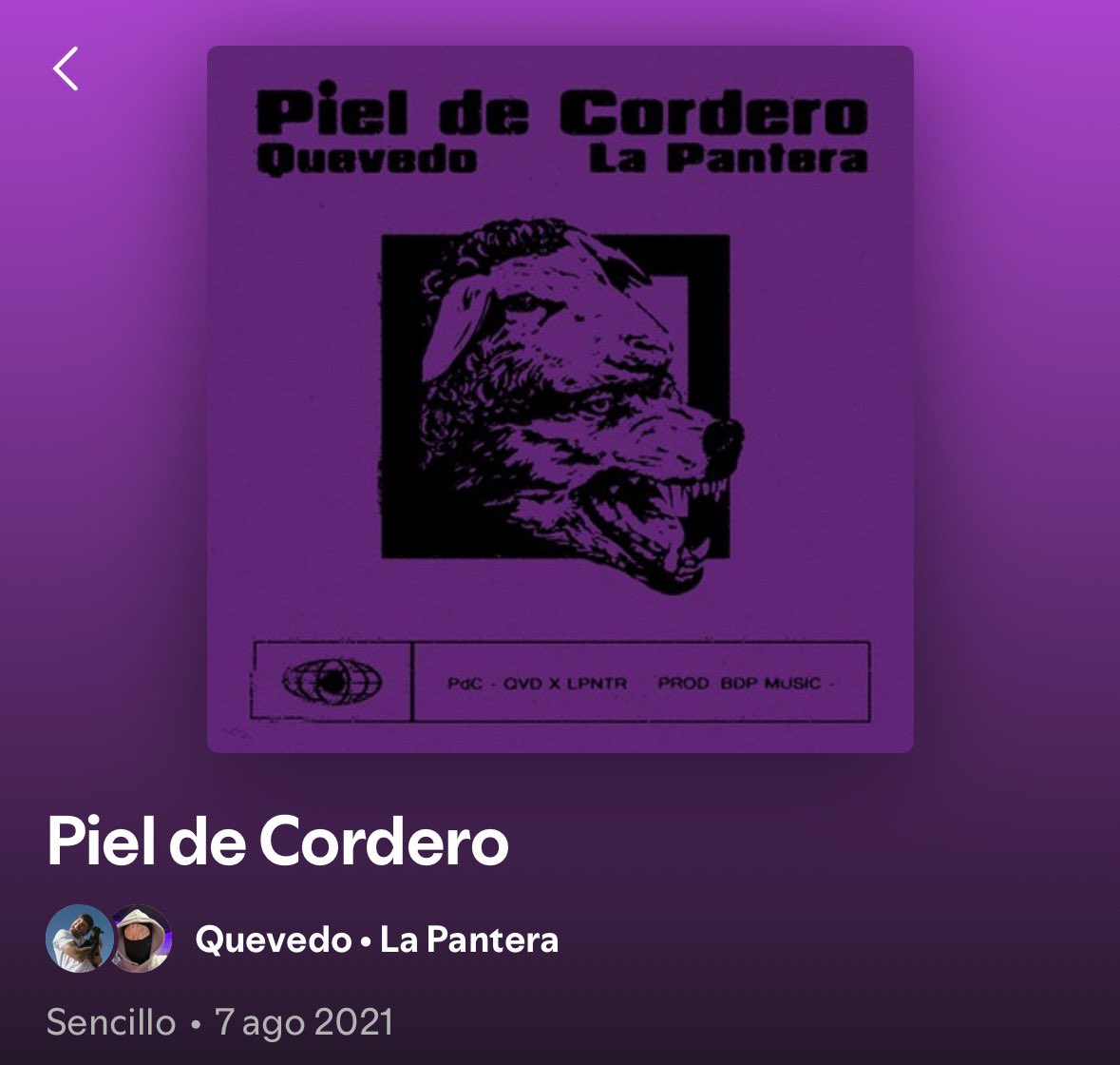 ikermendiii's tweet photo. 🎂Hace 5 años que salió Piel de Cordero de Quevedo y La Pantera.

Es increíble como aún no tengo quemado este tema y me sigue encantando ⭐️ https://t.co/pnYm84jW8k
