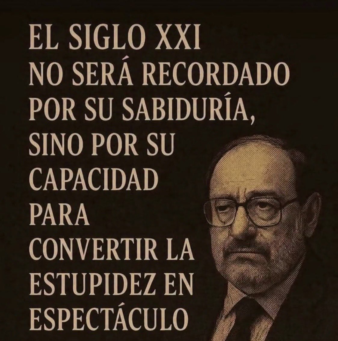 peruanta's tweet photo. @mydespises Tal cual así sera el siglo XXI marcara época por covertir la Estupidez en Espectaculo la ignorancia el exibicionismo aplauden ! La IA reemlazara al hombre y el hombre que para donde girara ?? https://t.co/vVbezRdSps