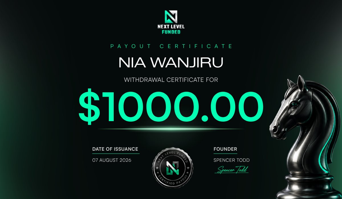NextLvlFunded's tweet photo. The market doesn't hand out rewards.

Discipline does.

Another payout batch sent. https://t.co/mmSIOj2DNv