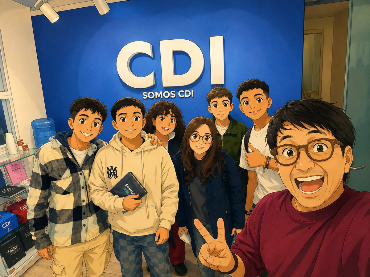 HyenukChu's tweet photo. Estuve muy feliz hoy con el Summer Camp 
Educación Financiera para Jóvenes

Puse la foto en modo caricatura porque son menores de edad https://t.co/BGca2S1hWm