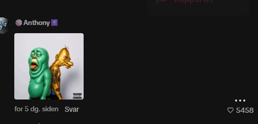 einsteindevs's tweet photo. Neegy is at 2 million and is the next TripleT

In every comment on every neegy post is this comment. Its his best friend "Sweaty Gumball"

Has its own tiktok page aswell. NEVER MADE

https://t.co/pfFP0bDGi4 https://t.co/liCtyWSGNP