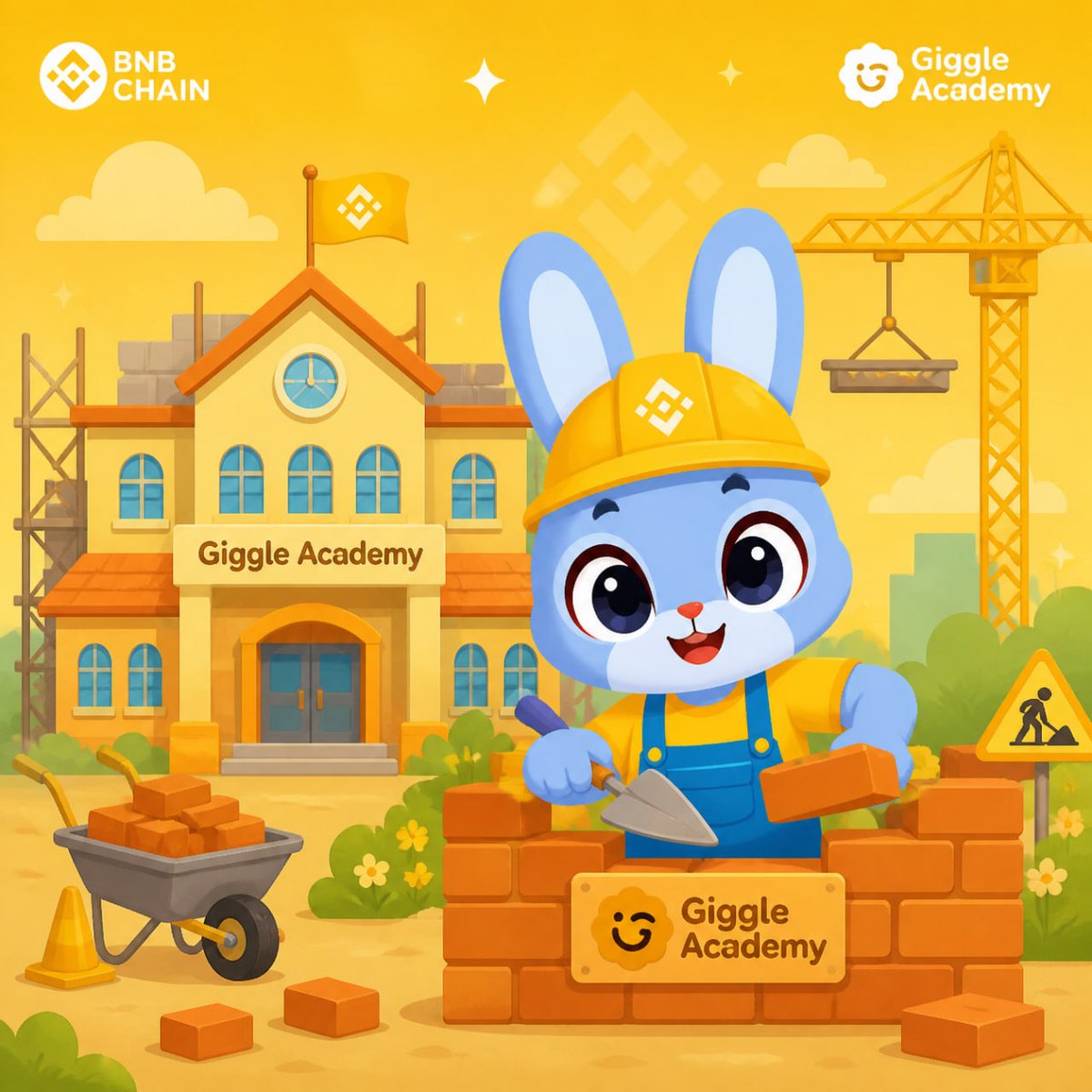 Maxgigglebnb_'s tweet photo. Laying the bricks for a future built on education. https://t.co/7sMilKhJ40