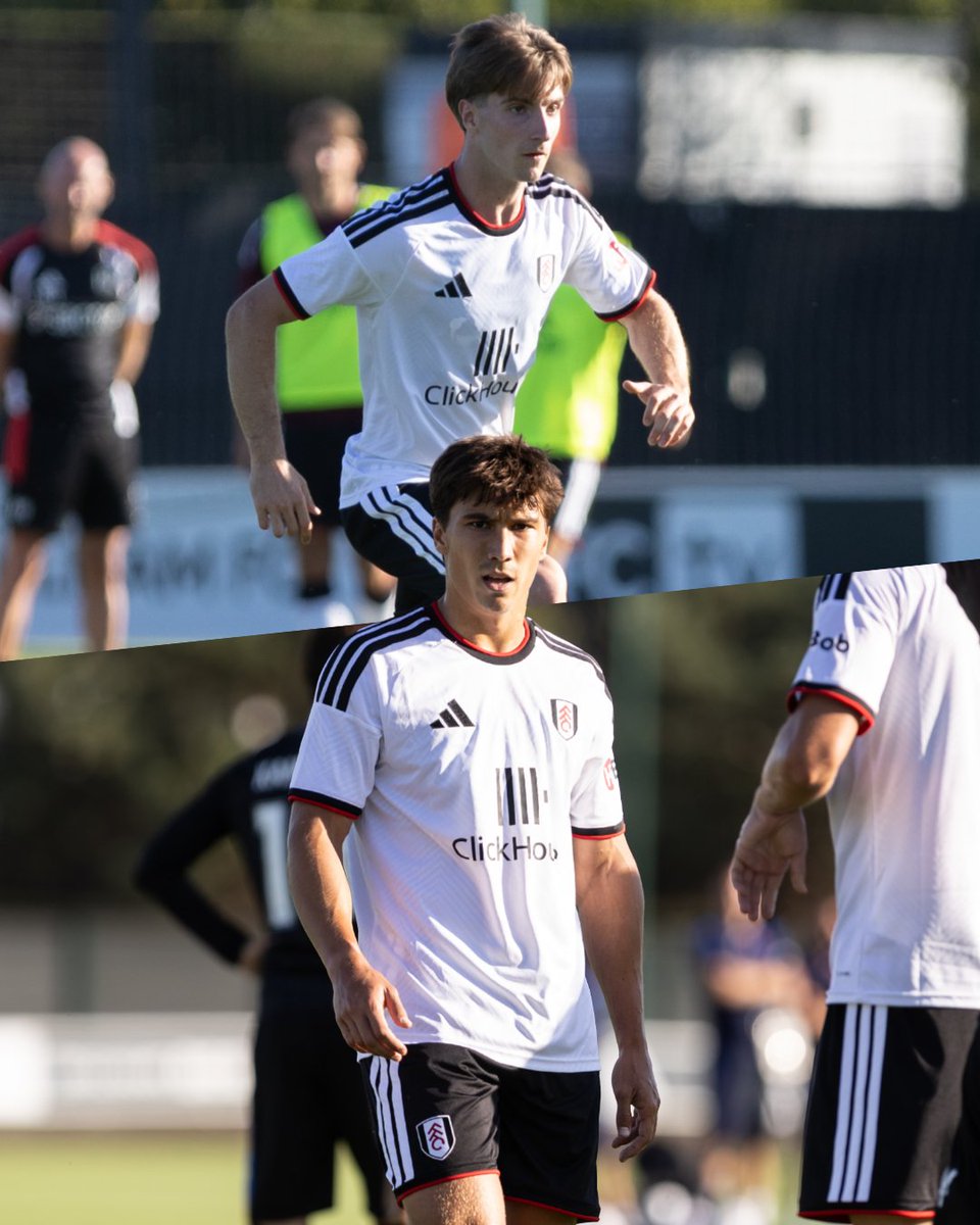 FulhamFC's tweet photo. First Fulham action. 🤍 https://t.co/1pnSvXfGse