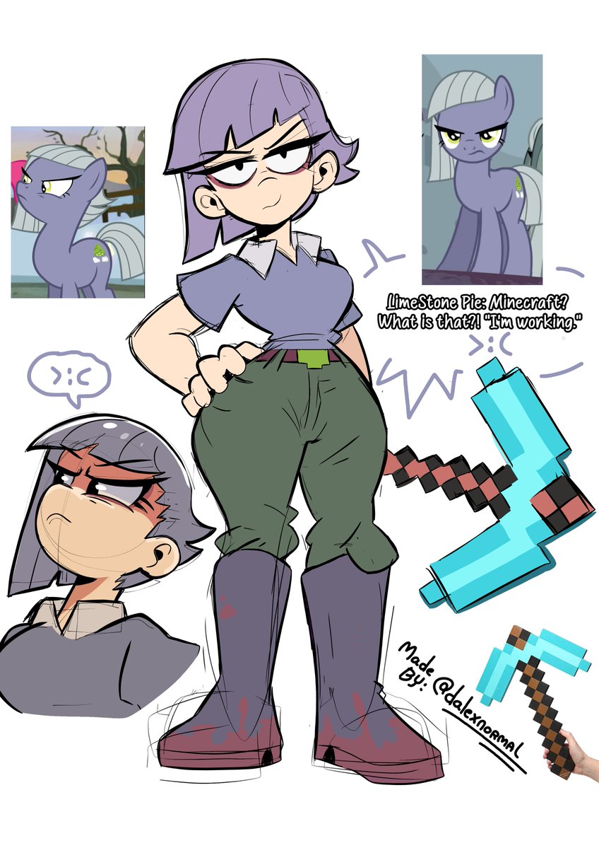DNormal11's tweet photo. A day at LimeStone Pie's JOB🔨🪏💎
(humanized version) https://t.co/9TgdnOX8JY