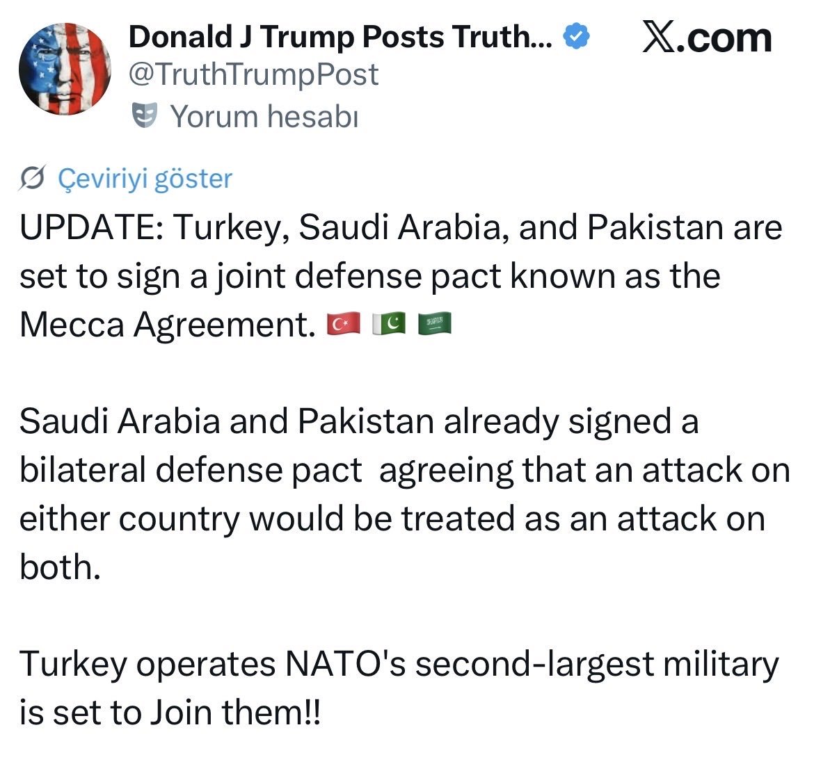 Sadik0707's tweet photo. Şimdi bu yazdıklarımı bir de Trump'ın şu açıklamasıyla birlikte okuyun ve Türkiye'ye AKP eliyle nasıl bir kumpas kurulduğunu görün. https://t.co/R28aDJ63m5