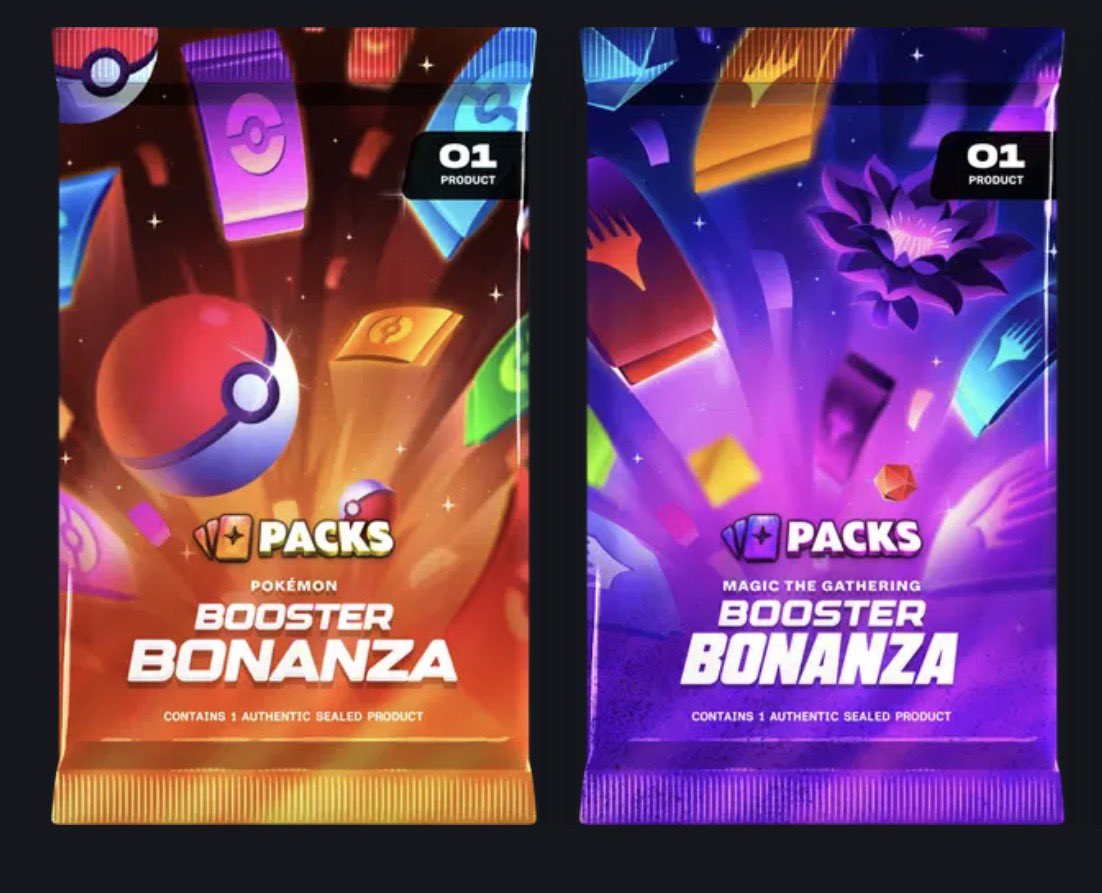 packs_site's tweet photo. SEALED PACKS ARE NOW IN SINGLE PULLS! 🤯

Pull real sealed Pokémon &amp; MTG booster packs and withdraw them straight to your door! 📦

RT + Follow @packs_site &amp; Tag a friend for a chance to win the new packs! 💚 https://t.co/UKltfvUhyU
