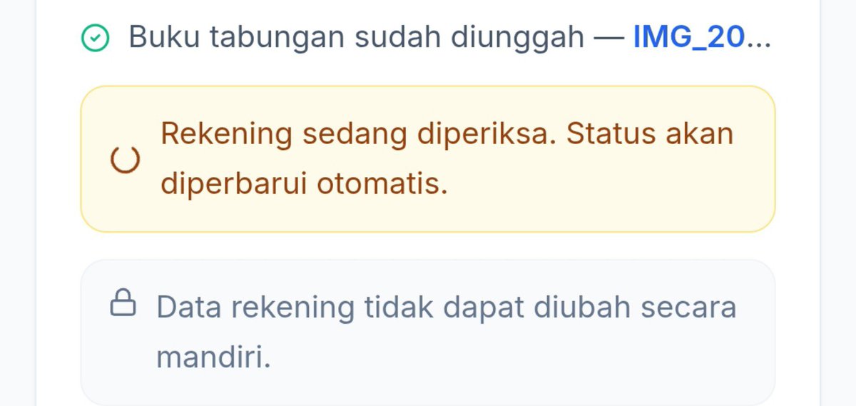 userrl0vsun's tweet photo. ini mau sampe kapan dh begini verif bank nya 😭 https://t.co/NRY7Ay48cu