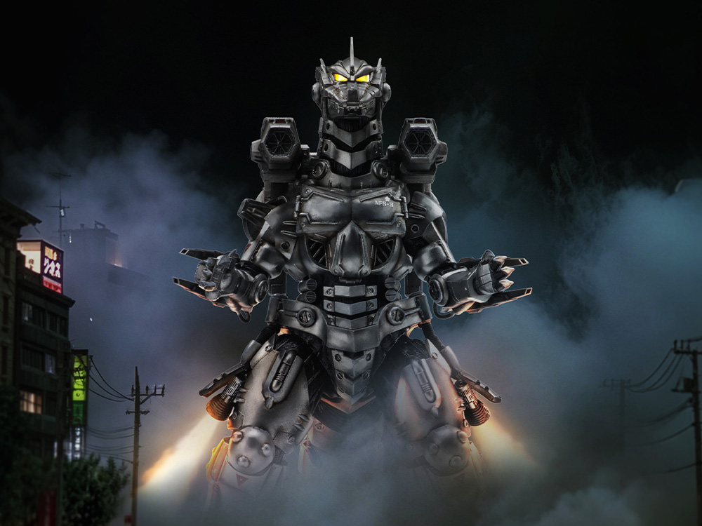 BigBadToyStore's tweet photo. Kiryu is locked and loaded.

The Godzilla: Tokyo S.O.S. (2003) Mechagodzilla Heavy Arms/High Mobility Ver. packs upgraded weaponry, impressive articulation, and screen-accurate detail worthy of any kaiju display.

Pre-order:
https://t.co/NPxGzP6Moz
@HiyaToys 

#Godzilla https://t.co/wCkUxt7SJU