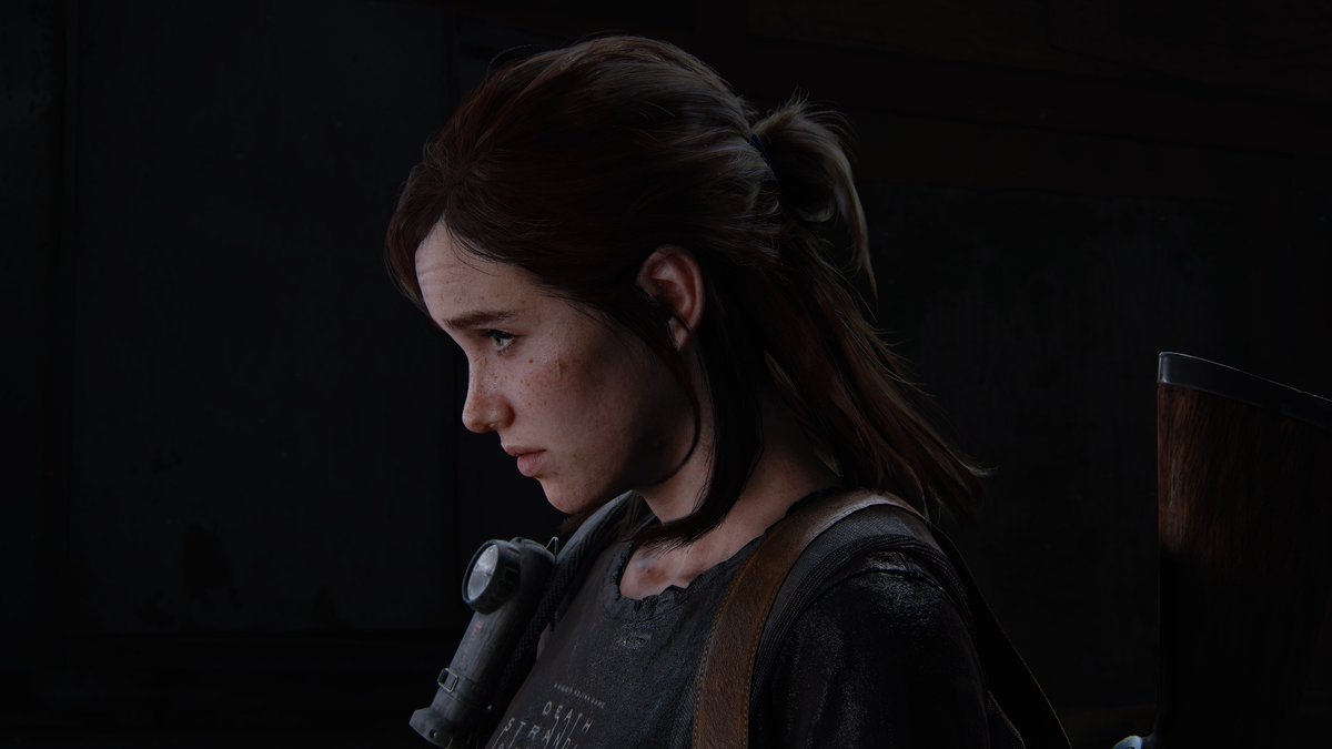 AbbyStanAccount's tweet photo. I lengthened Ellie's hair but the physics are pretty wonky, so I'll probably try something else https://t.co/BEtjKBZW5W