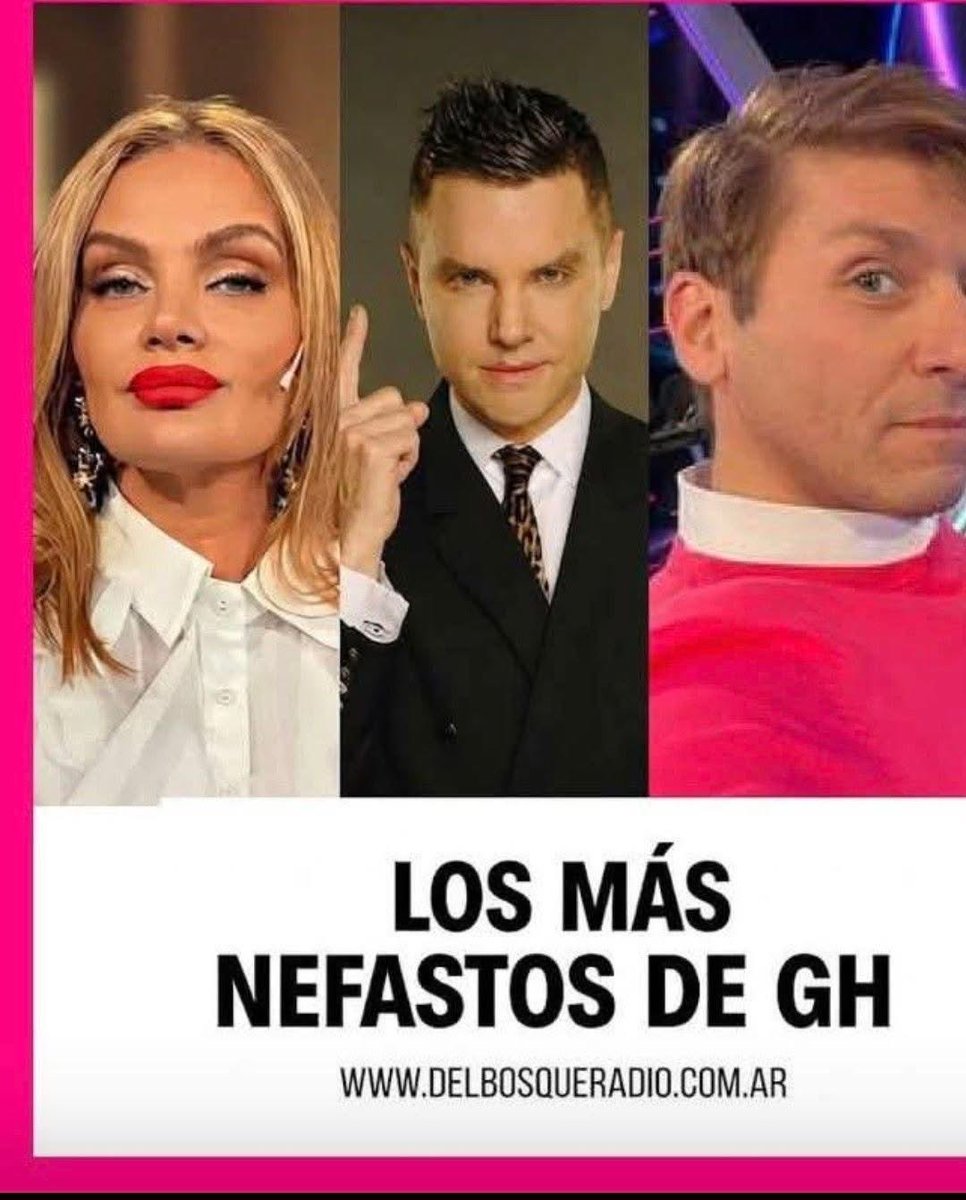 AbigailCasusrs's tweet photo. Los más nefastos @SANTIAGODELMORO @GastonTrezeguet @ElianaGuercio son asquerosos igual q sol y los solangistas asco dan https://t.co/UtNQX3de3l