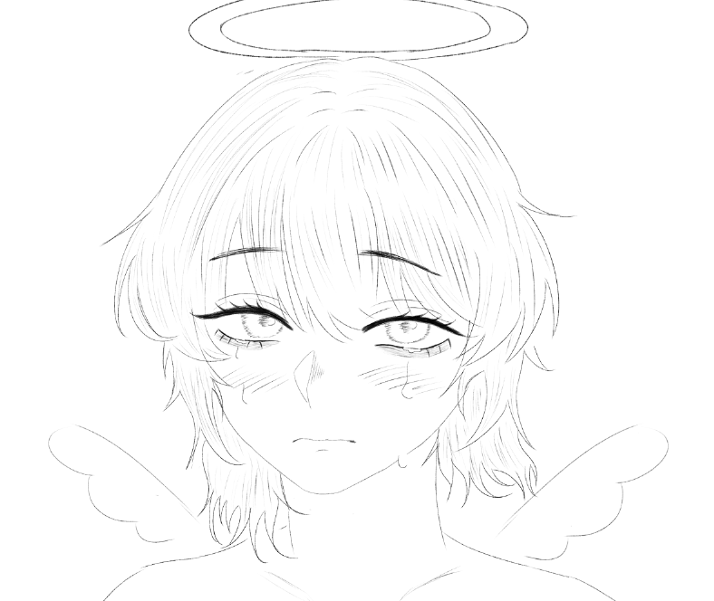 Lil_Hairu's tweet photo. la giga flemme de finir le dessin (j'lai juste trouver horrible au milieu du dessin...) https://t.co/5tu1oPqMTf