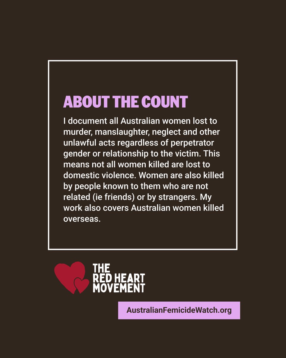 ShereleMoody's tweet photo. ❤️SHE MATTERS: JULIA BRUNSDON & HER UNBORN CHILD!❤️

Julia Brunsdon deserved respect and dignity in the wake of her femicide - but that was taken away by technology and by journalists.
There's a plethora of AI and/or bot-based so-called 'news sites' across Facebook - and they are harvesting the femicide epidemic to produce graphic victim-blaming content. 
It's distressing to see these platforms victim blame and demean femicide victims.
It is also appalling to watch mainstream media continue to do the same. The Daily Mail has articles demeaning Julia, who was expecting her second baby. 
Julia was murdered by her partner at her home in Charleville, Queensland on August 5. He ended his own life. Julia's little daughter was at the home when he killed her.
Julia is the 43rd of 44 Australian women killed this year. Last year we lost 79 women to violence - the year before 106 women were killed.
 “Julia was a lovely woman, she was quiet, always up for a laugh and a bit of banter, she was a very soft gentle woman,” a colleague told media. 
“She was a bit of a homebody, she was always doing something to her home if it was in the yard or always buying too many plants, she was just a down-to-earth woman."

JULIA BRUNSDON & HER UNBORN CHILD MATTERS!❤️

* You can help me get a Royal Commission into the Killing of Women and Girls by signing the petition using the link in my bio (Insta) or go to: https://t.co/Cxq1KK37O6.

❤️ABOUT THE COUNT❤️
I document all Australian women & children lost to murder, manslaughter, neglect and other unlawful acts regardless of perpetrator gender or relationship to the victim. This means not all women and children killed are lost to domestic violence. They are also killed by people known to them (ie friends) or by strangers. My work includes Australians killed overseas. Every death is documented at https://t.co/DW9BTHwqhk (link in bio).
