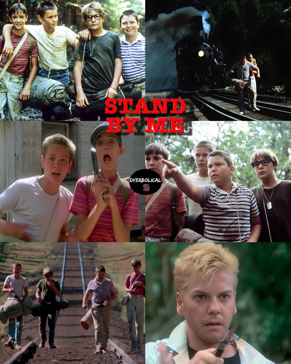 RetroMoviesDB's tweet photo. Four boys on a small-town adventure. 

Friendship, tragedy,  the end of innocence, and pure 80s coming-of-age magic.

Happy release day to Stand by Me (1986) https://t.co/EkIdAcyNjG