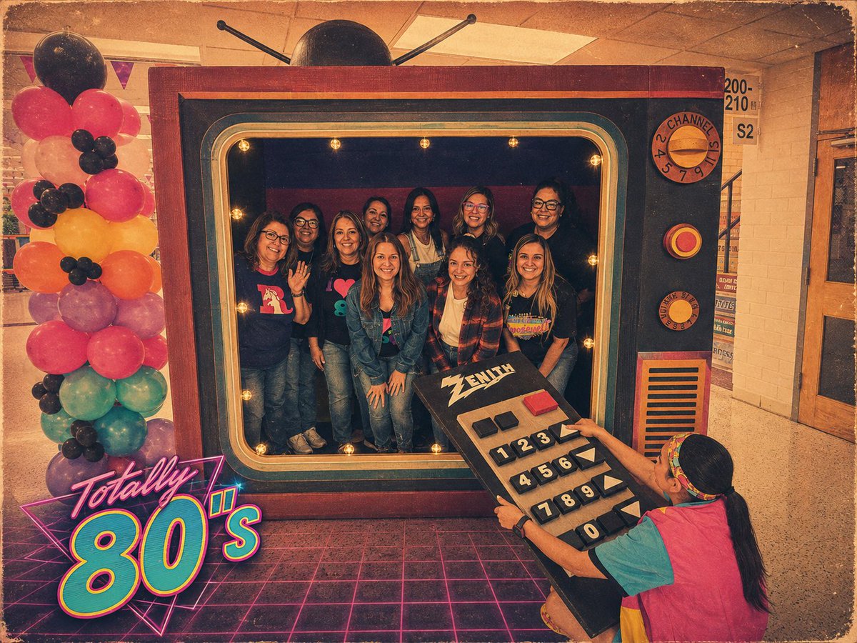 BroncosPE's tweet photo. ๐บ **Totally tubular & retro tech!** ๐บ
A massive shout-out to our incredible staff for rocking the district TECHnovate session! @McAllenISD @RooseveltBronc1
#TECHnovate #SchoolSpirit #RetroVibes #McAllenISD #BestStaffEver https://t.co/hWVwqrehen