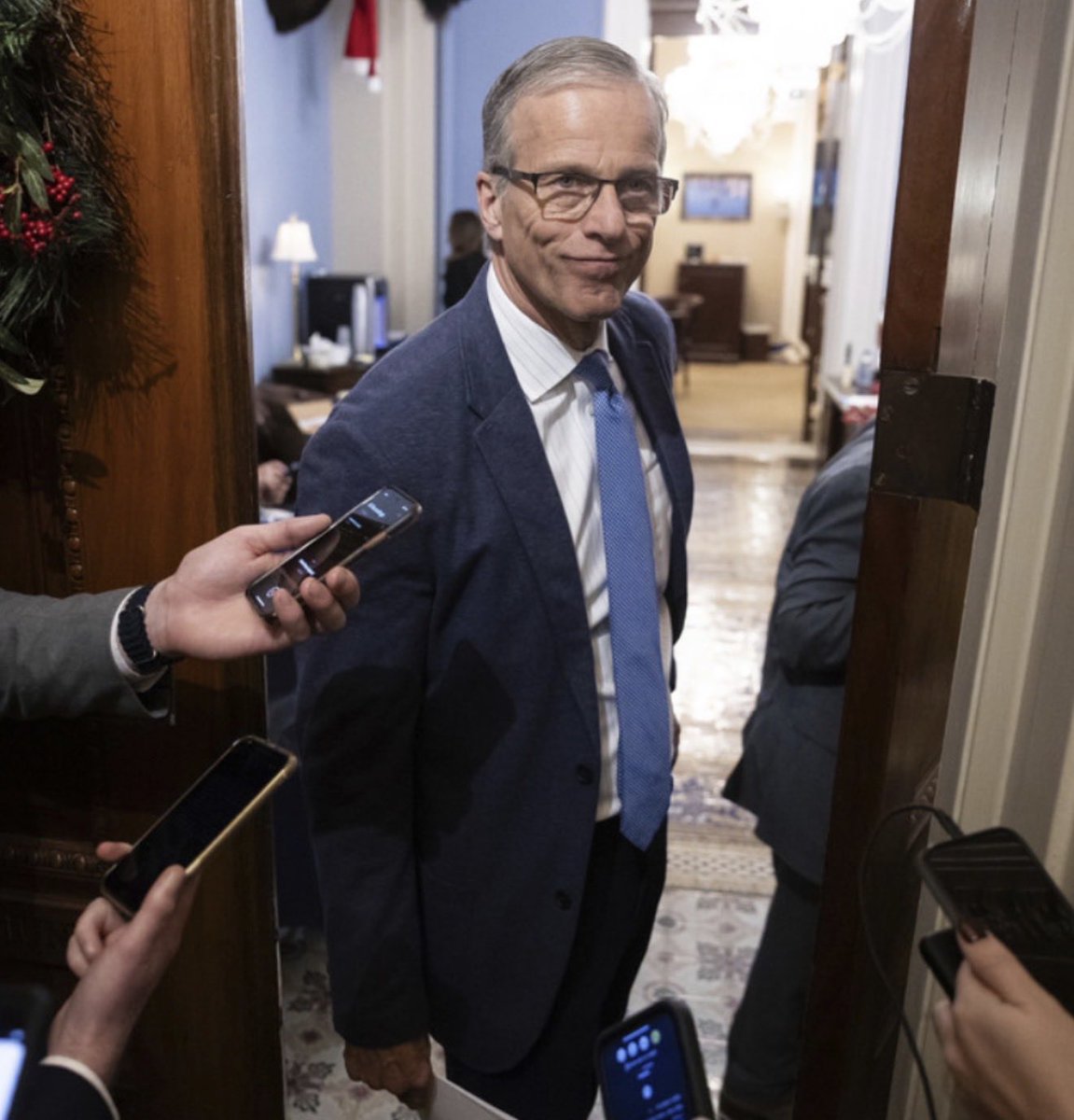 MAGAVoice's tweet photo. This Traitor

Is single-handedly trying to

RUIN the Midterms for Republicans

By blocking what ‘We The People’ want

85%+ of Americans want safe Elections

If a leader can’t get that through

Then you can kiss the Republican Party Goodbye

It’s time for Senators in Congress

To FIREA John Thune