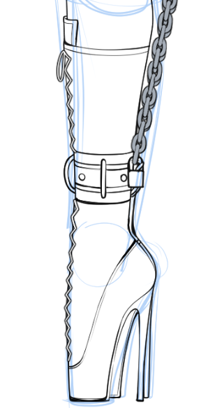 IRee_draws's tweet photo. First time drawing ballet boots https://t.co/FTIYidriZM