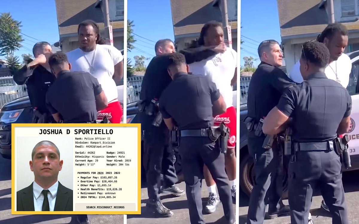 StreetsblogLA's tweet photo. City Atty Loses Bid to Criminalize Man Punched During Traffic Stop; Diversion Agreement Paves Way for Civil Proceedings Against City, LAPD to Resume
https://t.co/zQcrpsMvaH https://t.co/O1TS9a9xRK