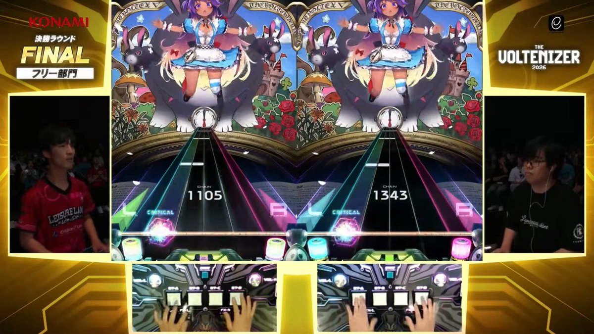 DancerZone's tweet photo. 🐇⚡ Nuevo **Lv20** para **SOUND VOLTEX ∇NABLA**.
🎵 サイハテ
🎼 NAMV feat. あかつき るき
🔥 Picos de dificultad, efectos extravagantes y un fondo muy dinámico.
🎮 MINI logró un **sightread 998**.
#SDVX #Bemani #RhythmGames https://t.co/73KbKnubbr