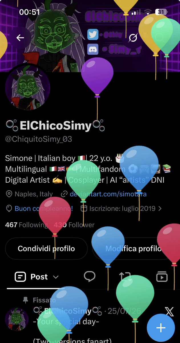 ChiquitoSimy_03's tweet photo. BALLOONS! https://t.co/gYhzQ5LvFZ