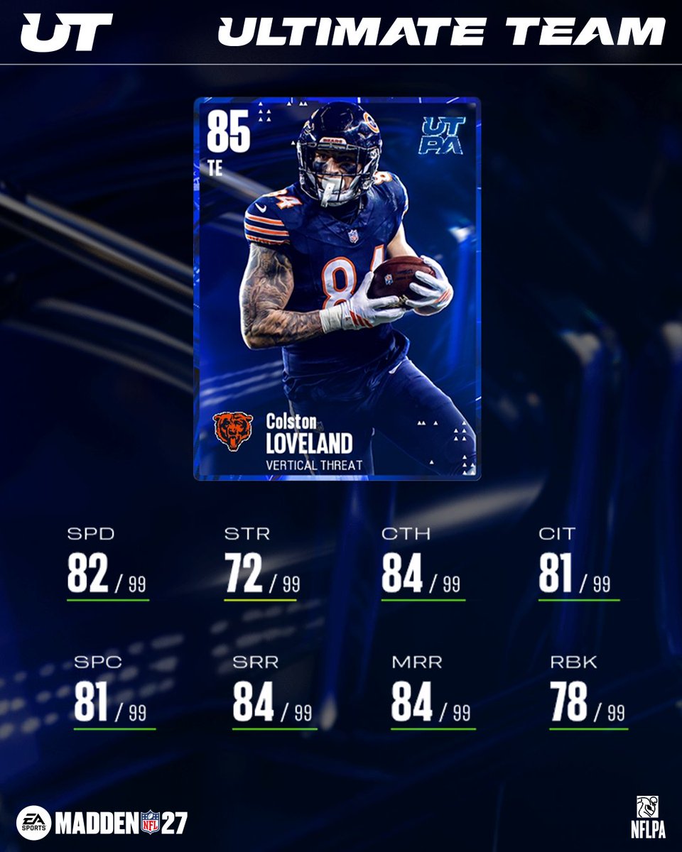EASPORTS_MUT's tweet photo. Pregame Access adds three more playmakers in Matthew Golden, Colston Loveland and Carson Schwesinger 🎮

Dropping tomorrow in #Madden27! https://t.co/dBgPHgyKvf