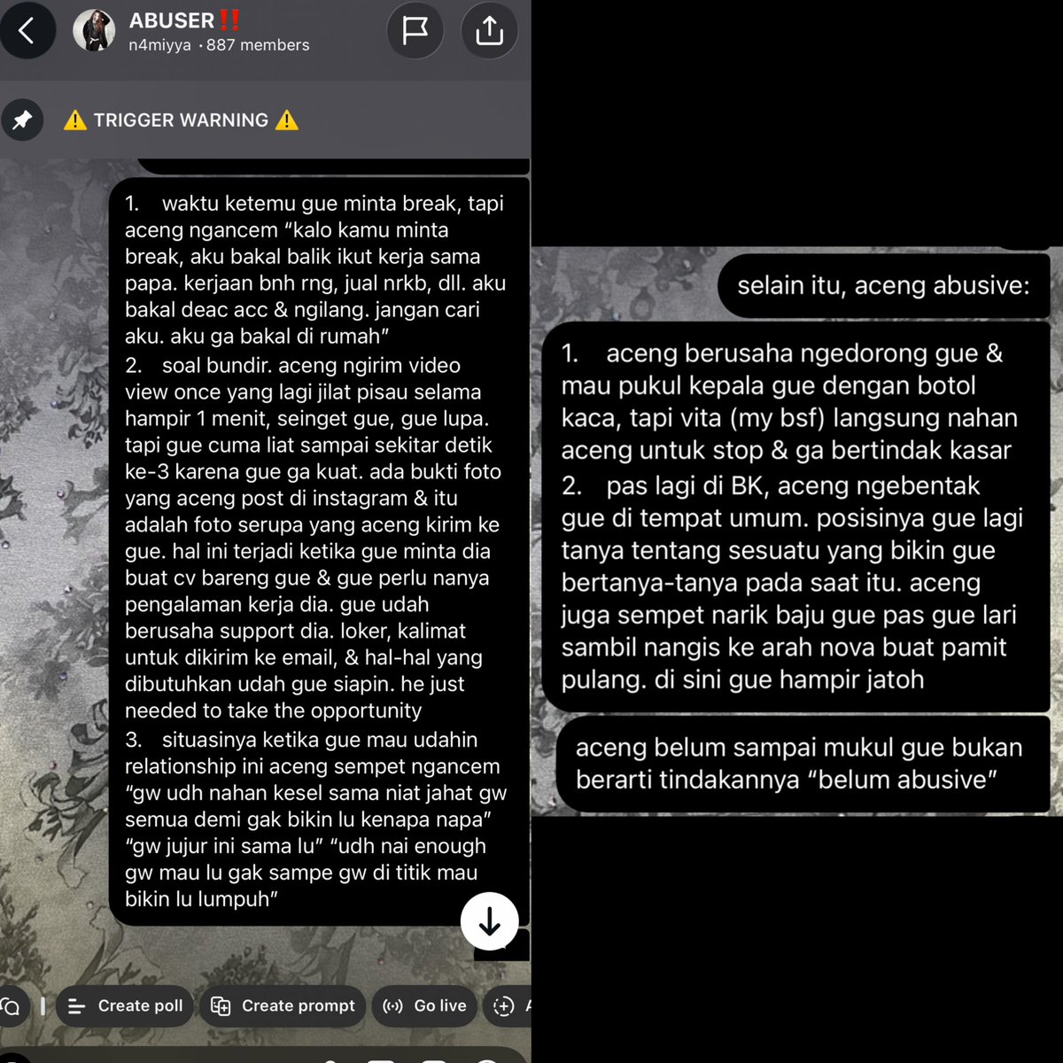 n4k0m1's tweet photo. 8) dipermasalahan ini aceng juga melakukan ancaman lainnya &amp; abusive. https://t.co/L3iy6v0d43