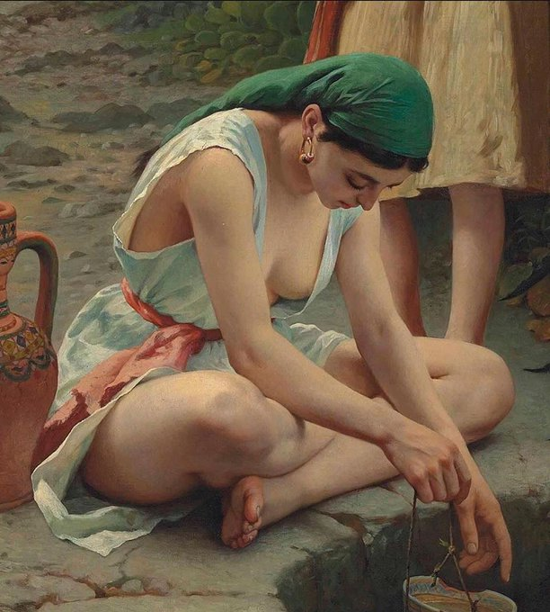 cartographer_s's tweet photo. Detail from "The Waterbearers" - Victor Renault des Graviers https://t.co/2pQLBoqwuh