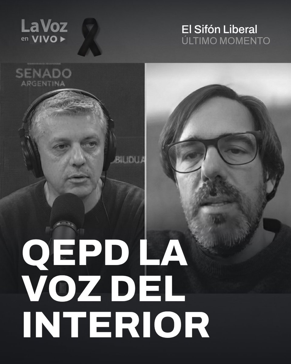 Elsifonliberal's tweet photo. 🎭 SÁTIRA • el sifón liberal

QEPD LA VOZ DEL INTERIOR

📊 En las últimas horas , la Voz Del Interior entrevistó a Nicolas del Caño, referente de la Izquierda, actual dirigente del Partido de los Trabajadores Socialistas (PTS).

En una provincia donde la Izquierda y el Kirchnerismo sacaron 7% –suma de su conjunto– en las últimas elecciones legislativas, el diario insiste en que la opinión de Kicillof y del Caño son relevantes para los Cordobeces. Pasó de ser el diario más leído del interior a un público de nicho, totalmente alejado de los usos y costumbres del Cordobés.

En este estado de acefalía, desde el diario El Sifón Liberal invitamos a todos aquellos Cordobeces de bien, laburantes, avispados y pícaros, retobados por naturaleza, amantes de las Sierras, portadores de la tonada más aclamada del país, a formar parte de nuestra editorial. 

Al seguirnos, tendrás nuestra bendición e iniciación, como lo hacían nuestros Comechingones. 

🎭 contenido satírico
El Sifón Liberal