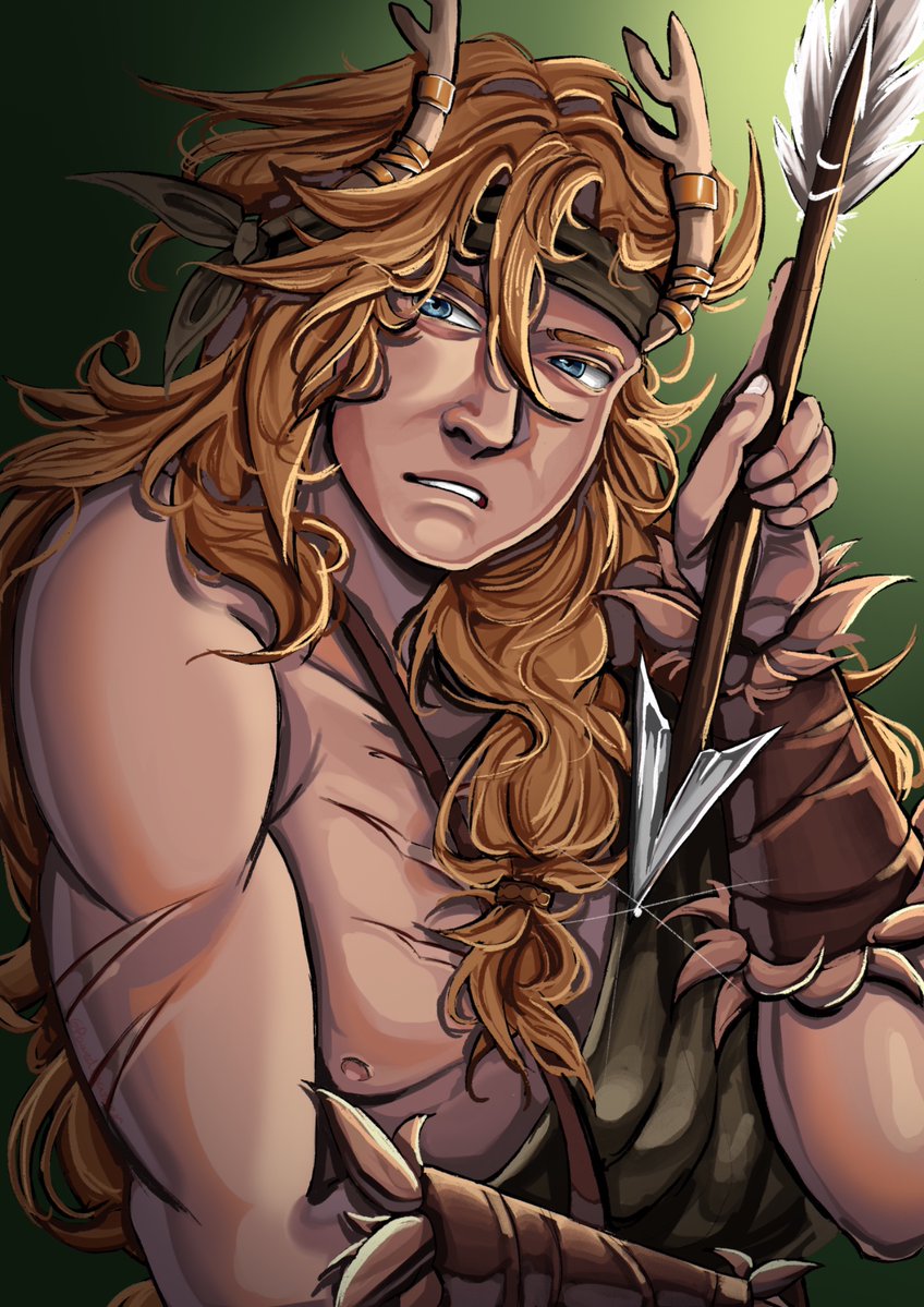 PawedGamer's tweet photo. Hunt

(I love this design omg....)

#itlwart #PantheonSMP #PantheonSMPfanart https://t.co/fAl7NViC9a