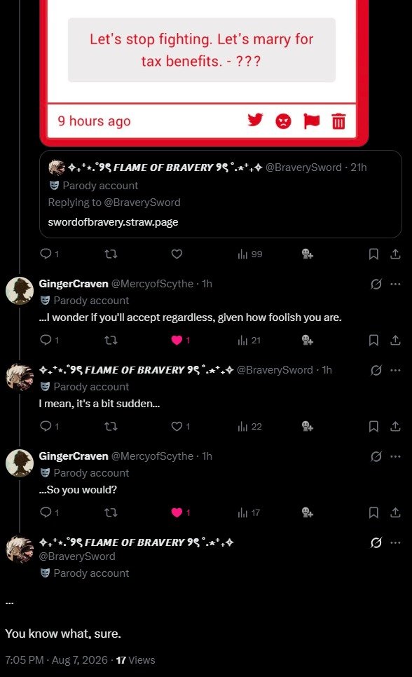 GrapeFromVine's tweet photo. @swcrdpath @berrymercenary They're getting married guys, that means I win the bet!!! Pay up suckers!!!! https://t.co/gh0pUiWoy7