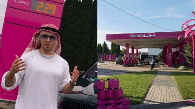 mordownik4u's tweet photo. 🔥 Skolim nie zwalnia tempa!  

Król latino właśnie ogłosił, że kupuje sześć kolejnych stacji paliw. Po sukcesie różowej stacji w Czeremsze (niskie ceny, tłumy kierowców z całej Polski) teraz rozpycha się dalej – m. in. w Olecku na Mazurach i w okolicach Szczecina.  

Pierwsza stacja kosztowała go ok. 4,5 mln zł (samo zatankowanie zbiorników to milion!). Mimo rekordowo niskiej marży twierdzi, że wychodzi na swoje i nawet dokłada do tego różowe kanistry.  

Czy to początek prawdziwego paliwowego imperium „króla latino”? Kierowcy już liczą na kolejne miejsca z konkurencyjnymi cenami.