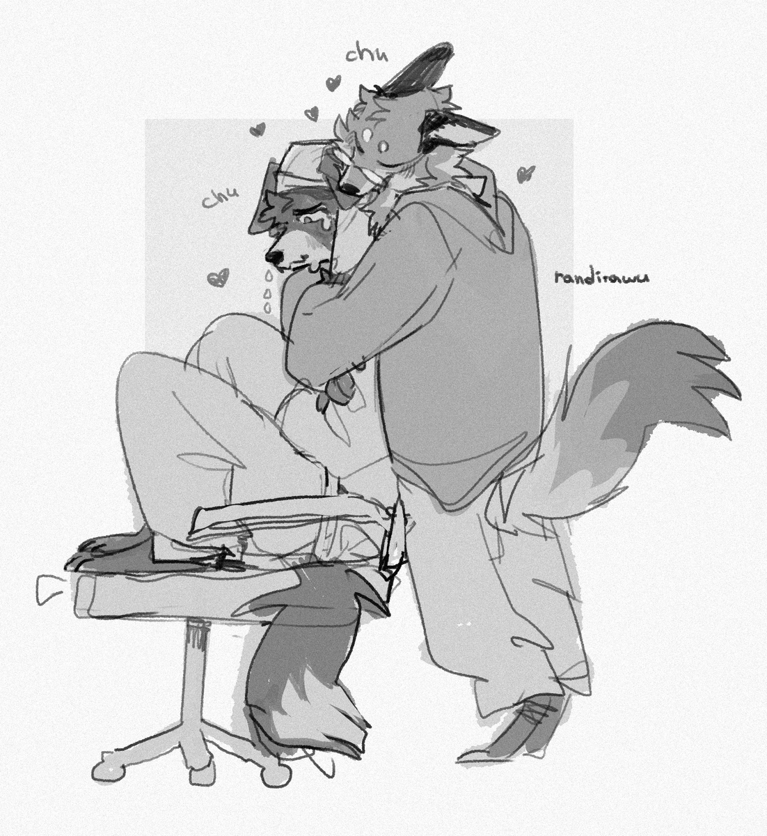 randitawu's tweet photo. smooch therapy https://t.co/yYQ4HvUizV