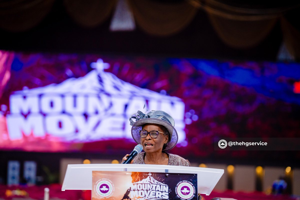 TheHGService's tweet photo. To open the service, Pastor (Mrs.) Oretayo Adetola led us in interceding for ourselves, our families, our towns, nations, and the Church.

Day 5
Holy Ghost Service

#MountainMovers
#HolyGhostService
#RCCGConvention2026
#RCCG https://t.co/GyxVHltL8e