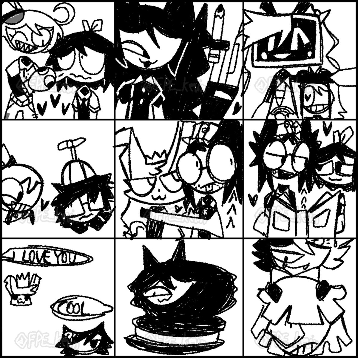 FPE_Kevin's tweet photo. Eat it up chat. 

#FPE #Lana #Abbie #MissCircle #MisterCompass #Ruby #Riley #Robby #Petunia #Kevin #Skell #Claire #Zip https://t.co/Vr9beE8ylc